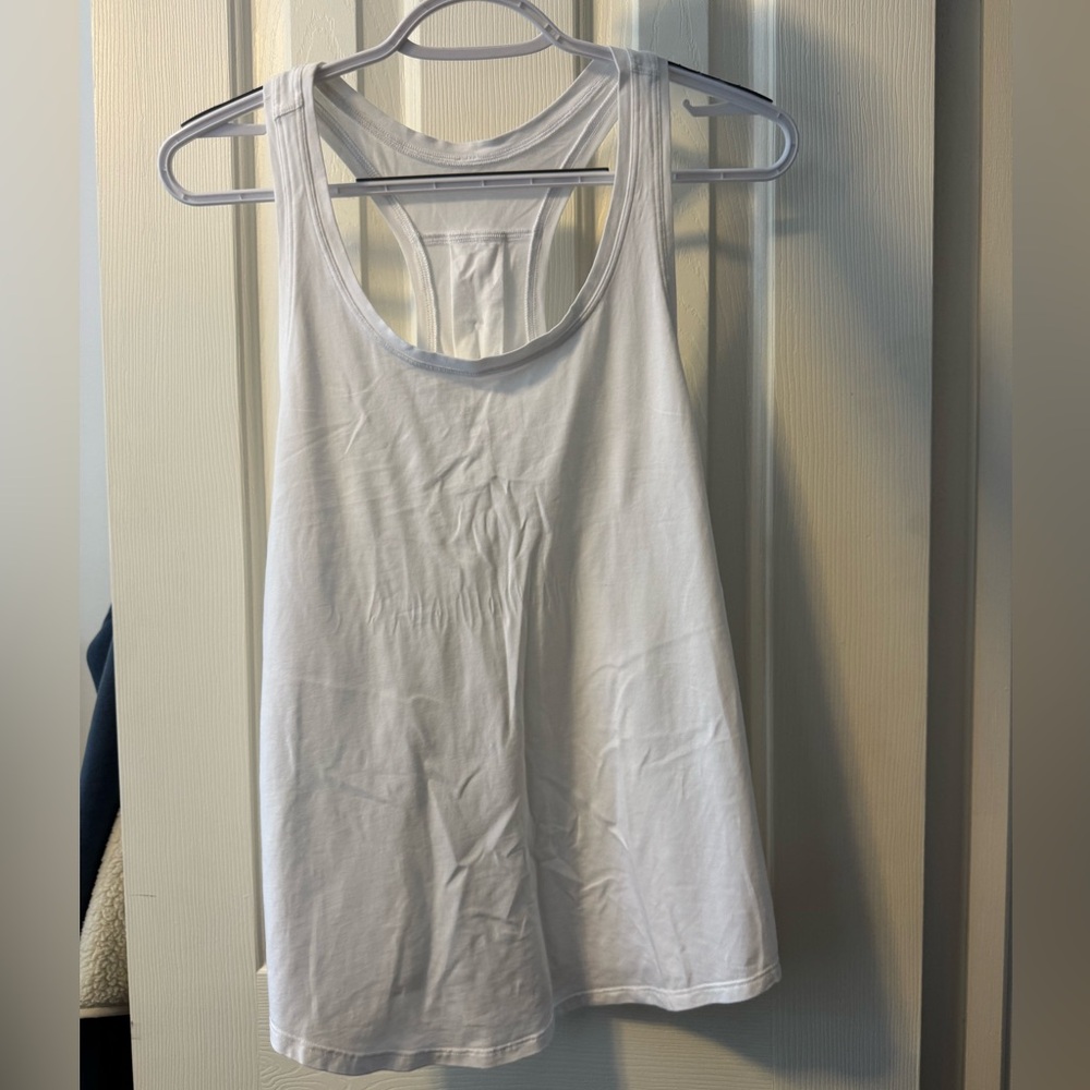 White lululemon Racerback tank top